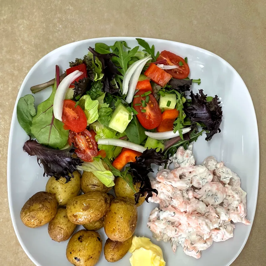 Potatis med skagen